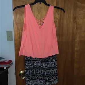 Pink Aztec Rue 21 Romper
